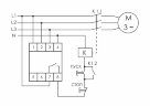 Реле контроля наличия; асимметрии и чередования фаз CKF-B (монтаж на DIN-рейке 35мм; задержка отключения 3-5с; 3х400/230В+N 2А 1Z) F&F EA04.002.002